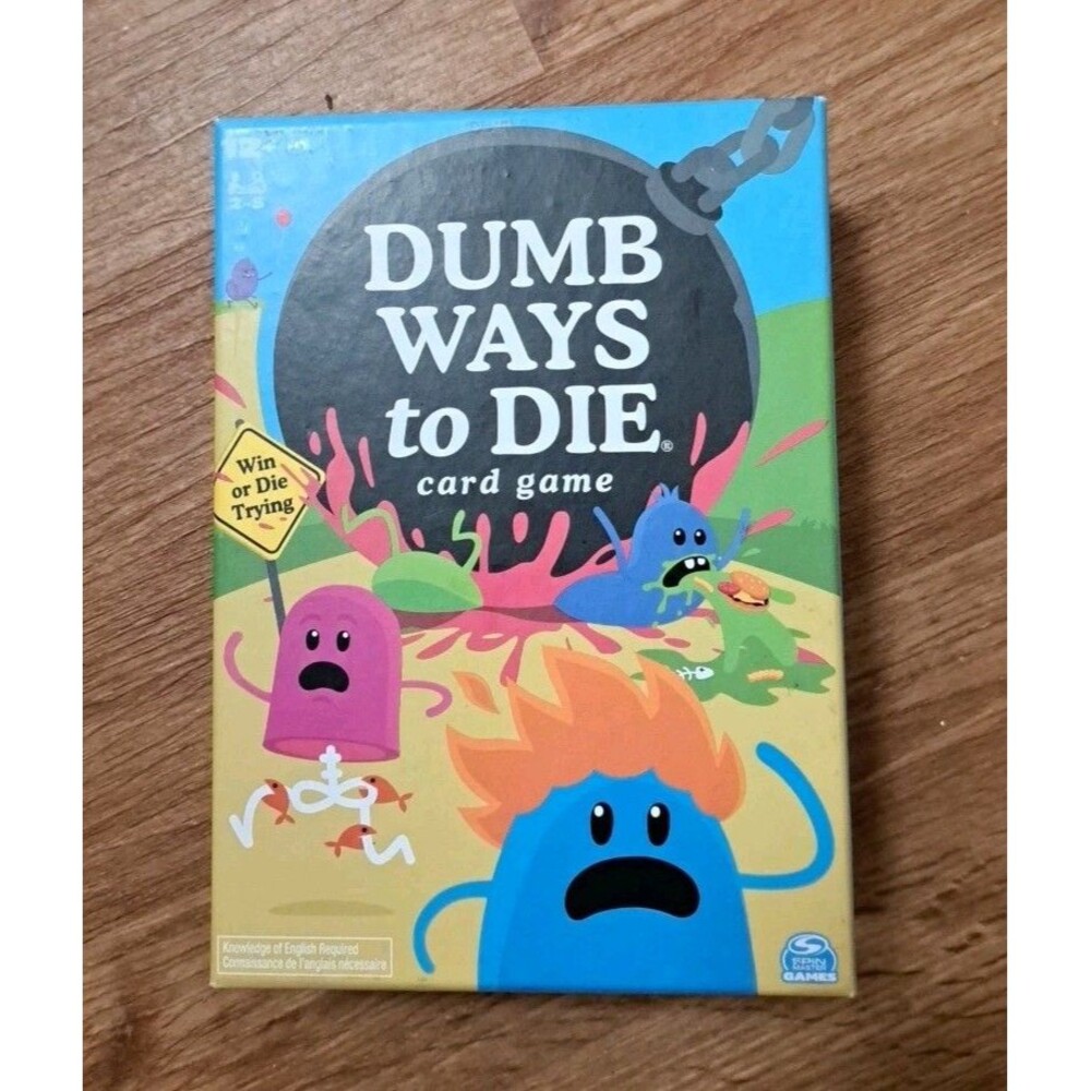 Dumb Ways to Die Card Game: Hilarious Family Fun for Ages 12+ New In Box Sealed